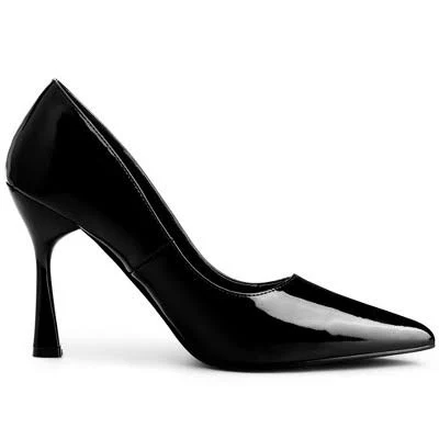 shoes Blissful Step Women's Pointed Toe Stiletto Faux Leather Pumps Target $42.79