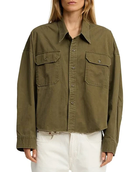 shirt Denimist Women's Cropped Utility Shirt Bloomingdale's $258.75