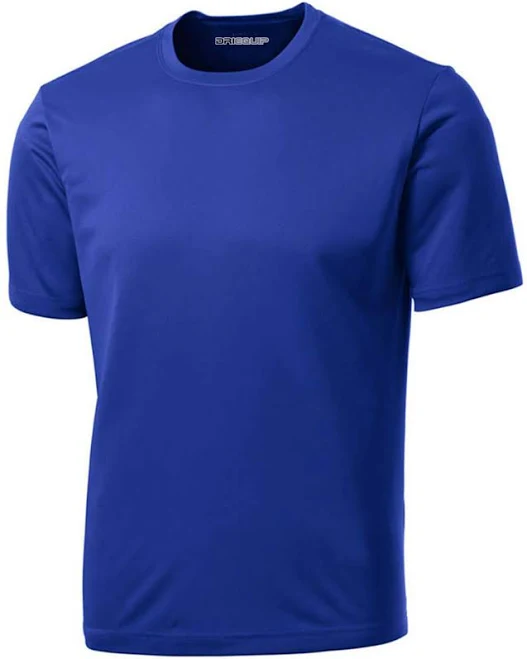 top DRIEQUIP Men's Big & Tall Moisture Wicking Athletic T-Shirt Dri-Equip $6.99