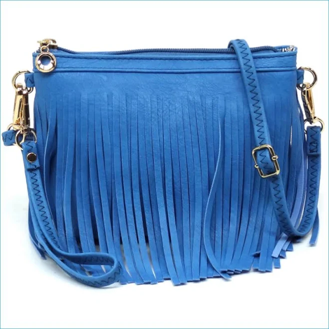 bag Fringe Denim Crossbody Ta-Shonna's Boutique $40