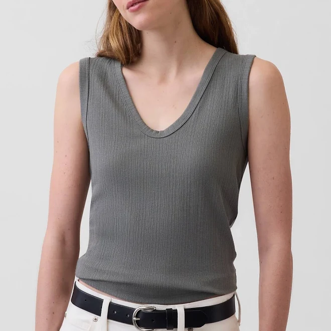 top Gap Women's Modern Rib Tank Top Gap $23