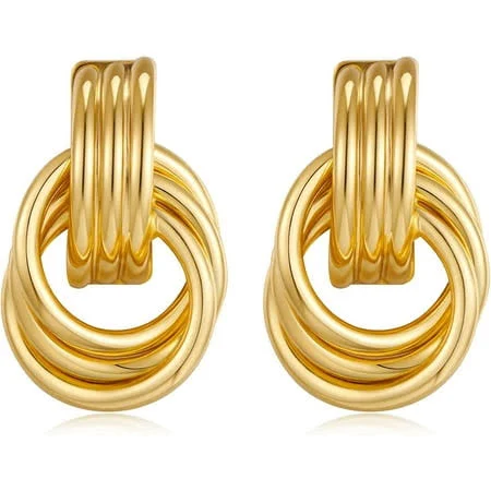 accessory Geometric Long Link Dangle Earrings Walmart - Seller $16.99