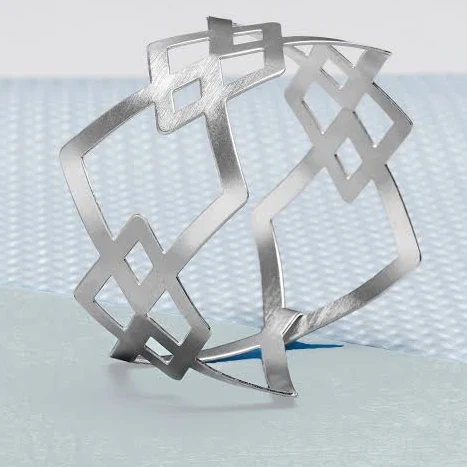 accessory Geometric Wide Silver Bracelet Etsy - HilaAssaJewelry $78