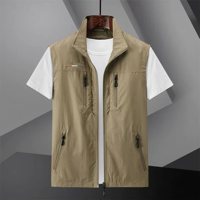 outerwear Glenn Men's Multi-Pocket Utility Vest Gentleman’s Prime Boston $52.95