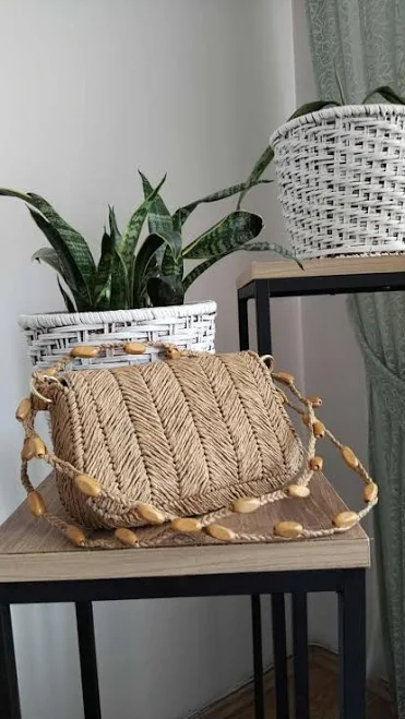 bag Handmade Woven Raffia Crossbody Bag Etsy - Seller $222.13