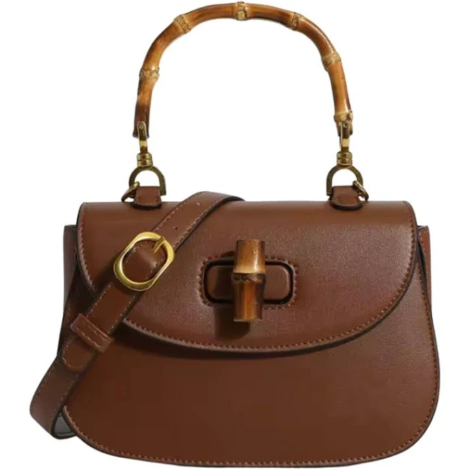 bag Harper Bamboo Handle Crossbody Clutch Sea Marie Designs $72