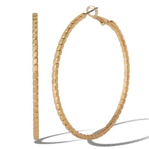 accessory Jessica Simpson Omega-Tone Statement Hoop Earrings Nordstrom $21