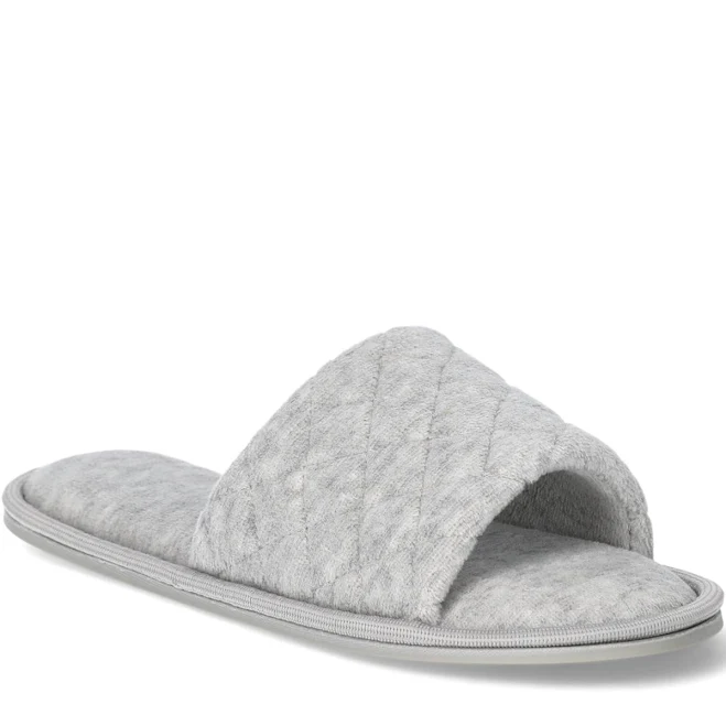 shoes Joyspun Women's Quilted Single Band Slide Slippers Walmart $6.98