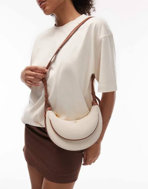 bag JW PEI Sharon crossbody bag in natural canvas-Neutral ASOS $129