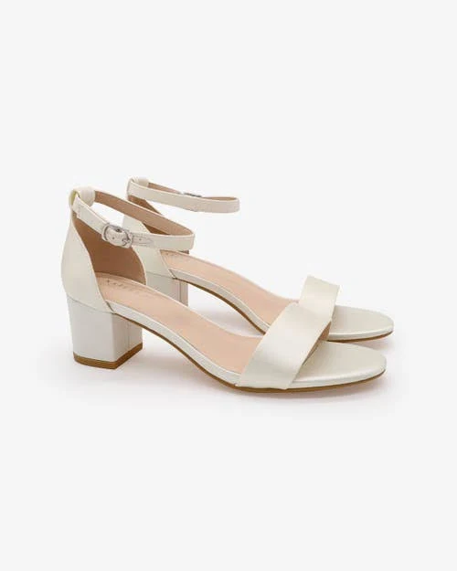 shoes Kailee P Women's Naomi Satin Block Heel Wedding Sandals Nordstrom $109