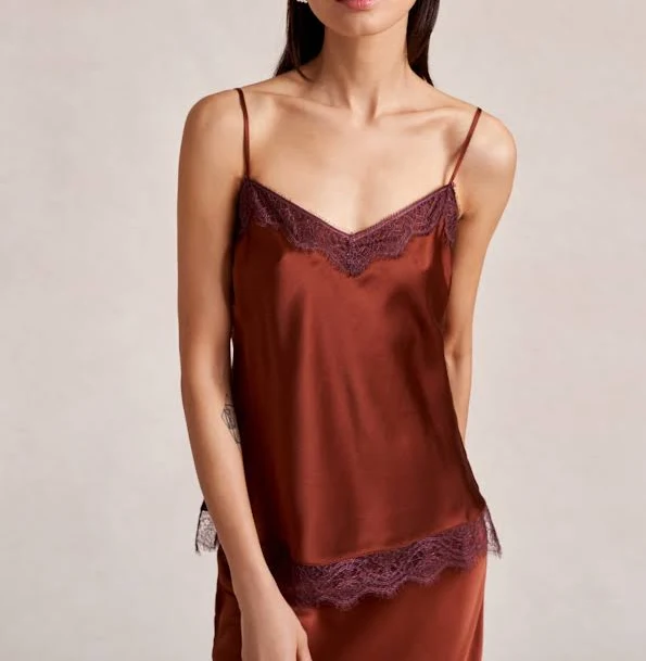 top La Ligne Women's Silk Demi Camisole La Ligne NYC $295