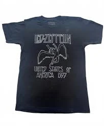 top LED Zeppelin Men's 1977 US Tour T-Shirt eBay $11.25