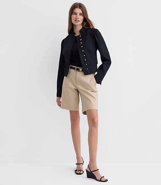 shorts Loft Women's Monroe Chino Bermuda Shorts LOFT $29.73