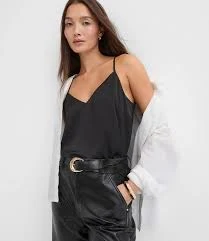 top Loft Women's Satin Strappy Cami Top LOFT $19.07