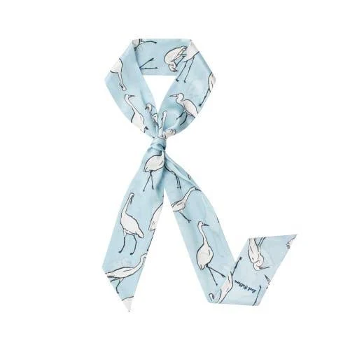 accessory Lost Pattern NYC Little Egret Silk Neck Bow Nordstrom $48