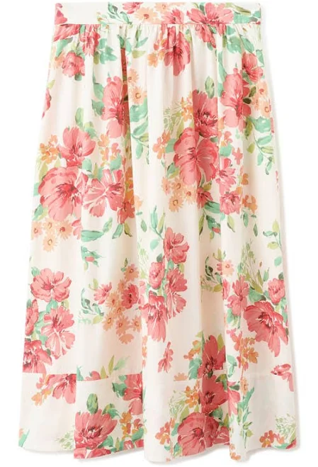 skirt MANGO Women's Floral Midi Skirt Nordstrom $95.99