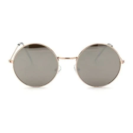 accessory Men's Round Circle Metal Rim Sunglasses Walmart - SA106 $9.95