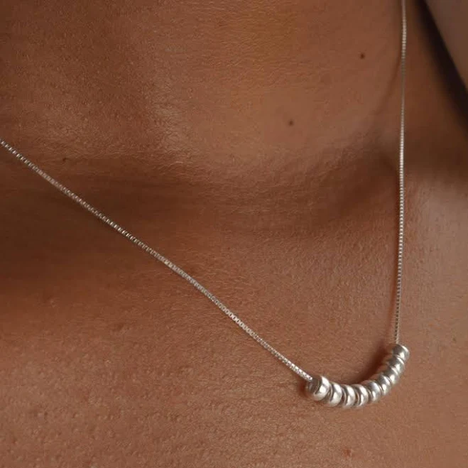 accessory Minimalist Silver Pendant Necklace Etsy - Seller $99.23