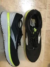 shoes New Brooks Trace Black Nightlife Neon Yellow Running Sneakers Shoes Men 11.5 D eBay $79.99