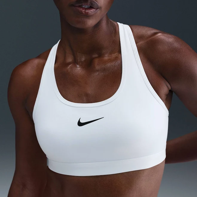 base layer Nike Women's Swoosh Medium Support Non-Padded Sports Bra DICK'S Sporting Goods $37