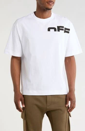 top Off-white Shared Logo Men T-Shirt Nordstrom Rack $149.97