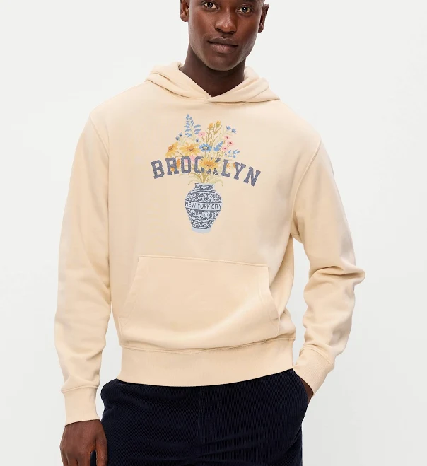 top Old Navy Men's Rotation Popover Hoodie Old Navy $14.99