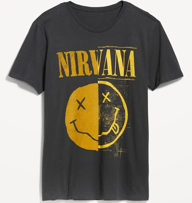 top Old Navy Nirvana T-Shirt Old Navy $15.99