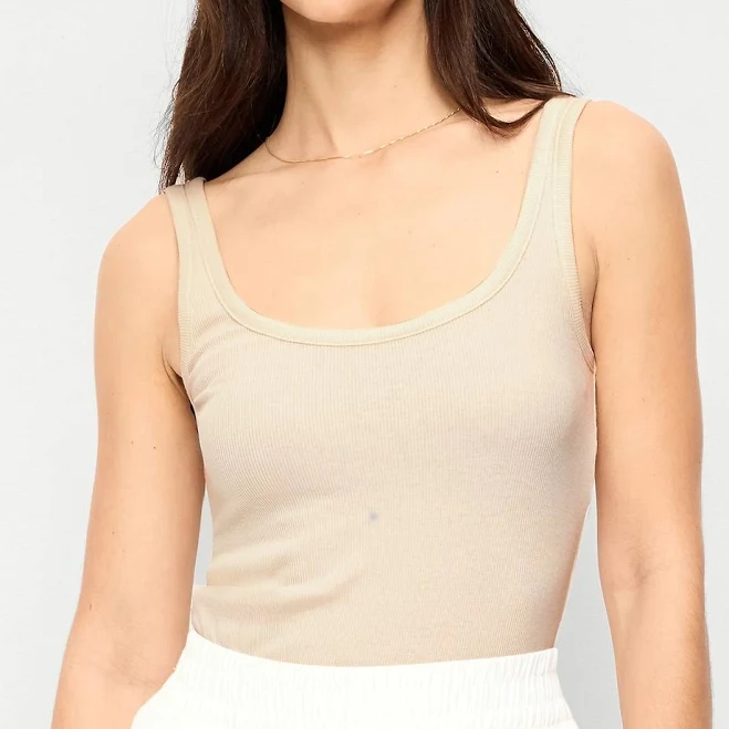 base layer Old Navy Women's First-Layer Ribbed Scoop-Neck Tank Top Old Navy $6.49