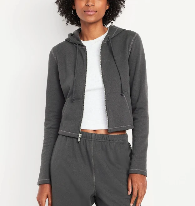 top Old Navy Women's Socomfy Cropped Hoodie Old Navy $11.49