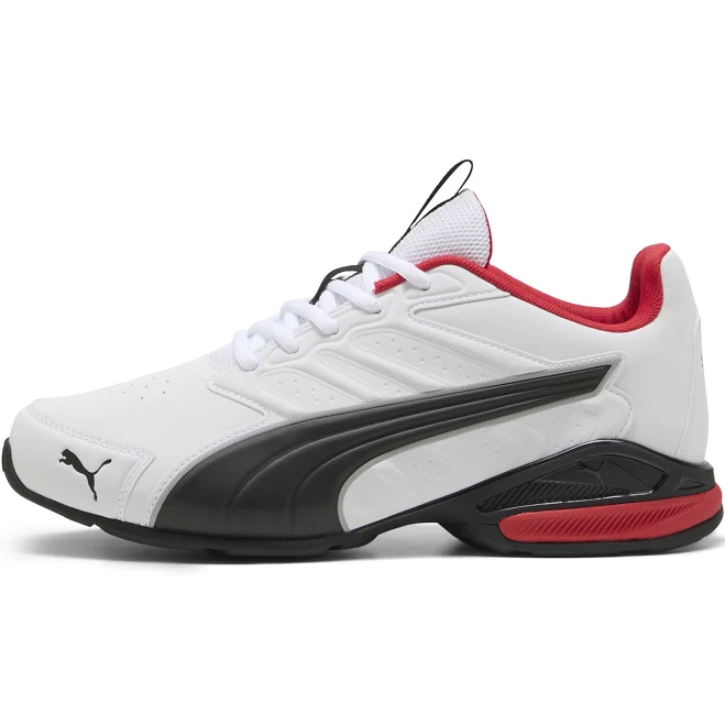 shoes PUMA Men's Electro Synthetic Leather Low-top Sneakers PUMA $59.99