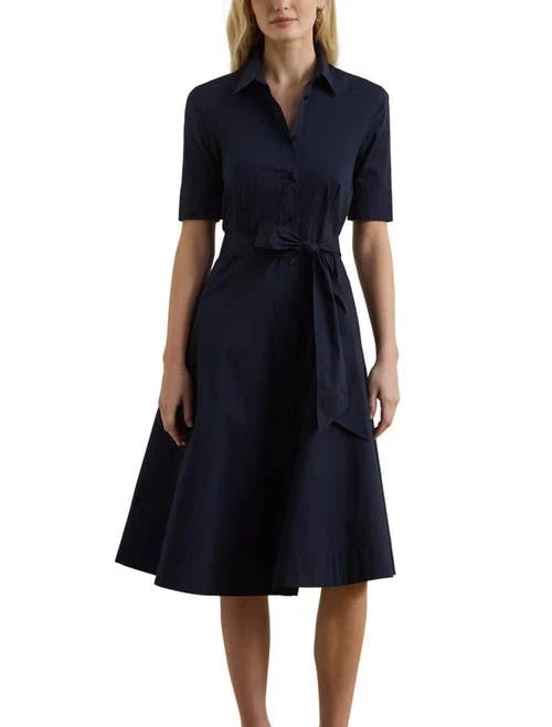 dress Ralph Lauren Women's Belted Cotton-Blend Shirtdress Nordstrom $103.85