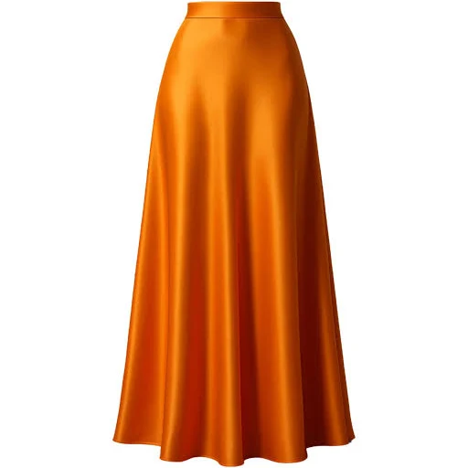 maxi skirt Silk Satin High Waist Flowing A-Line Maxi Skirt Etsy - EvolveUA $84.99