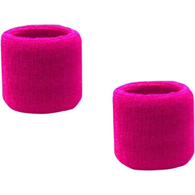 accessory Soft Terry Cotton Wrist Sweatbands (2 Pack) Kenz Laurenz $4.5