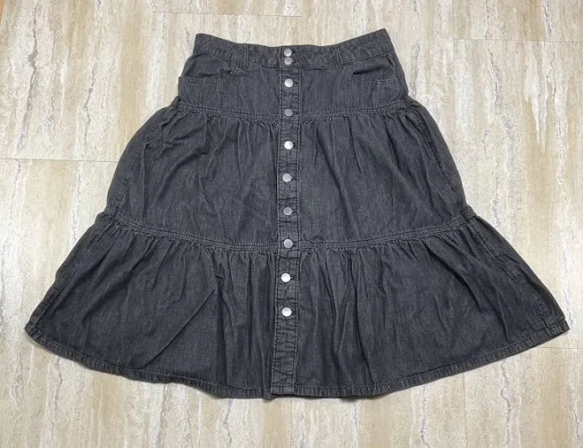 skirt Time and Tru Women's Tiered Denim Skirt eBay - rosewyn_65 $14.39