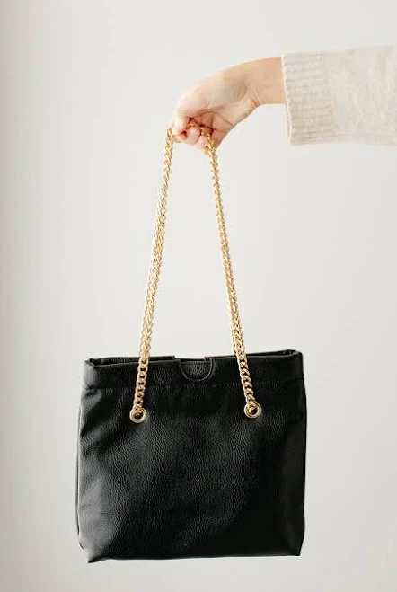 bag Vegan Leather Chain Strap Purse The Main Street Exchange $20
