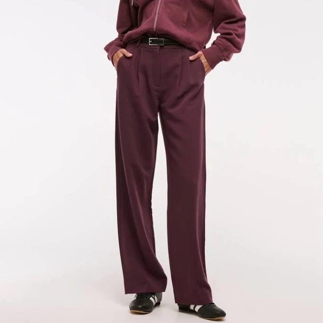 pants Women's Abercrombie & Fitch A&F Sloane Tailored Wide Leg Pant Abercrombie & Fitch $59.99