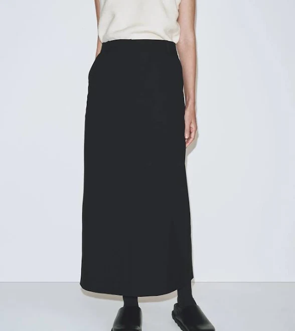 skirt Wool Blend Midi Skirt Mijeong Park $140