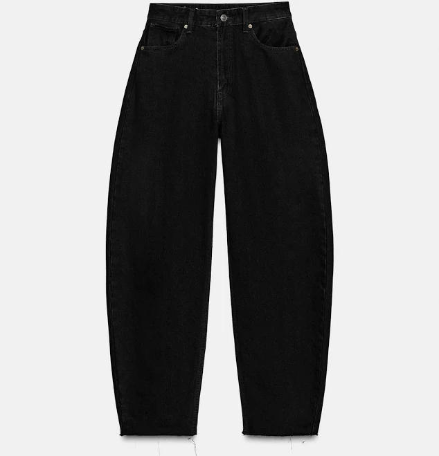 jeans Zara Trf Barrel High Waist Jeans Zara USA $35.94