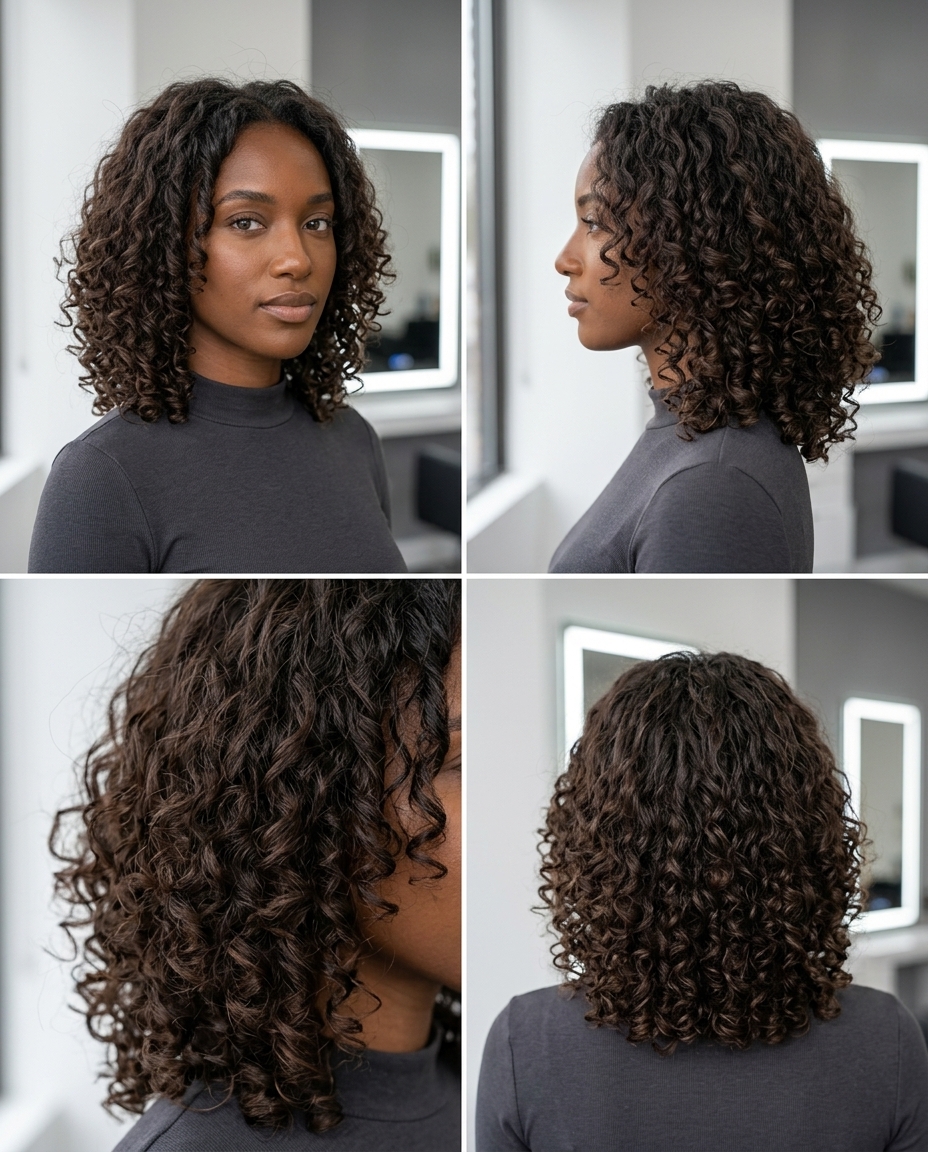 long espresso brunette full saturation, natural earthy cocoa tones for summer