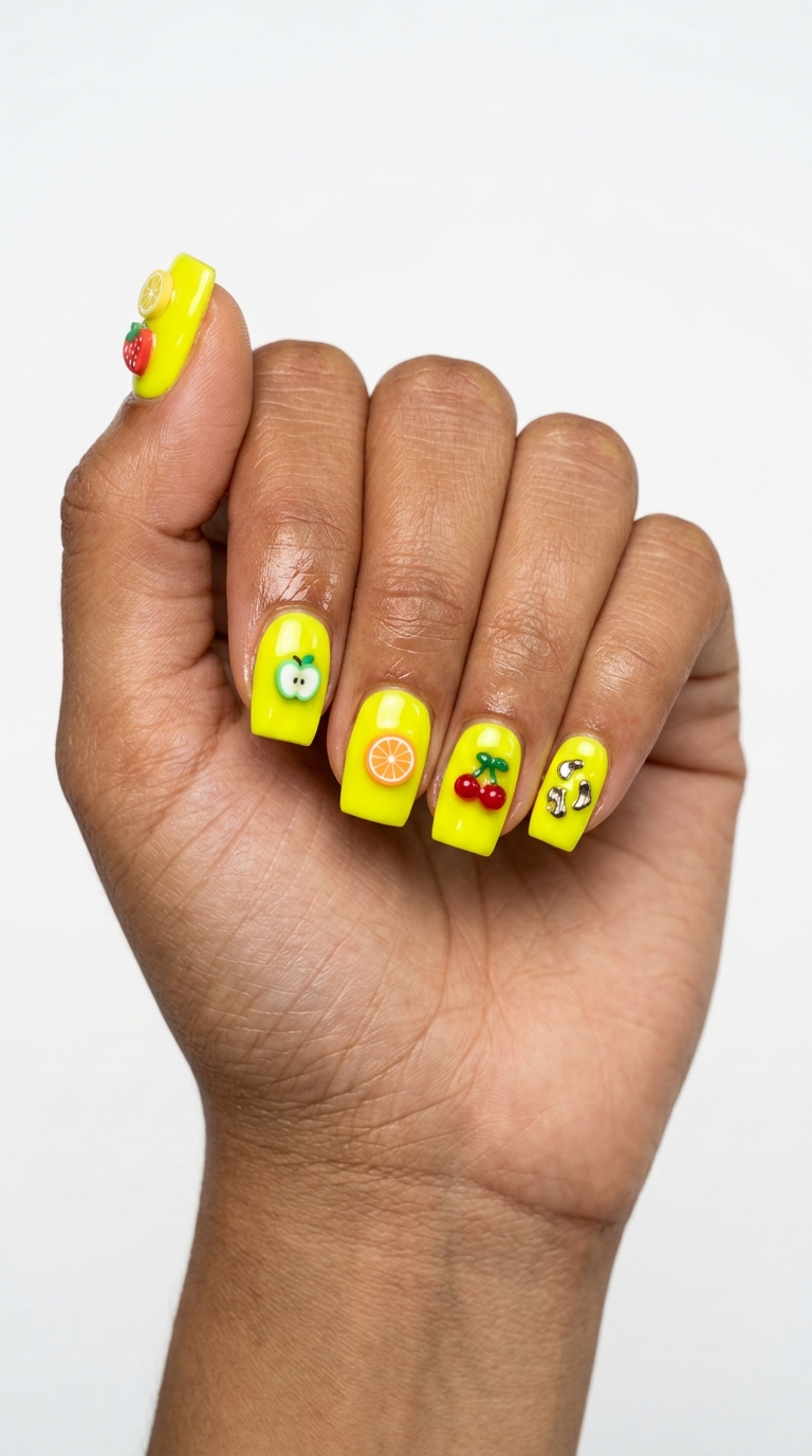summer nails yellow 2026 - Style Inspiration summer nails yellow 2026 outfit idea - fashion styling inspiration