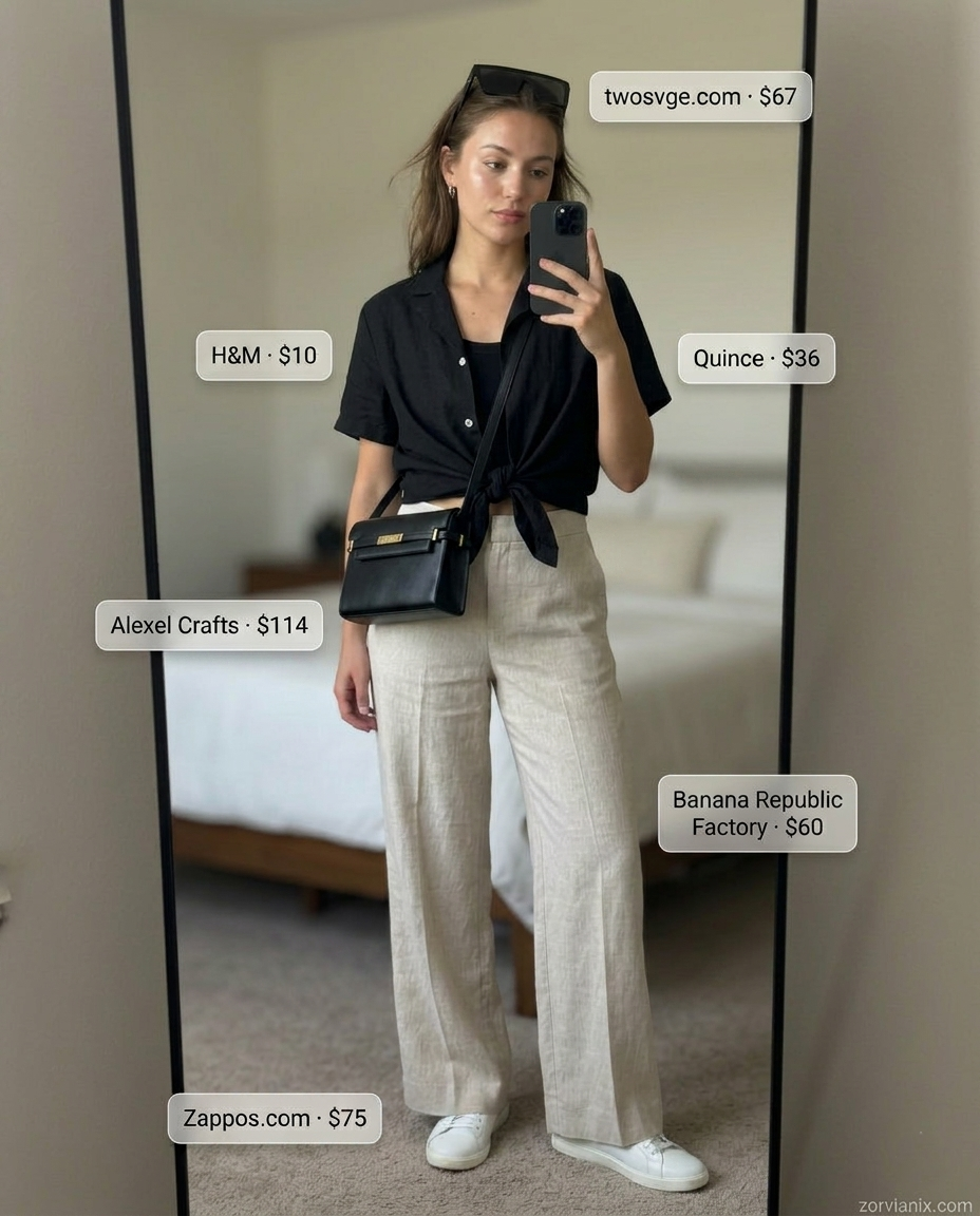 16 Chic Summer Tied Up Shirt Outfits for Women in 2026 You'll Absolutely Love