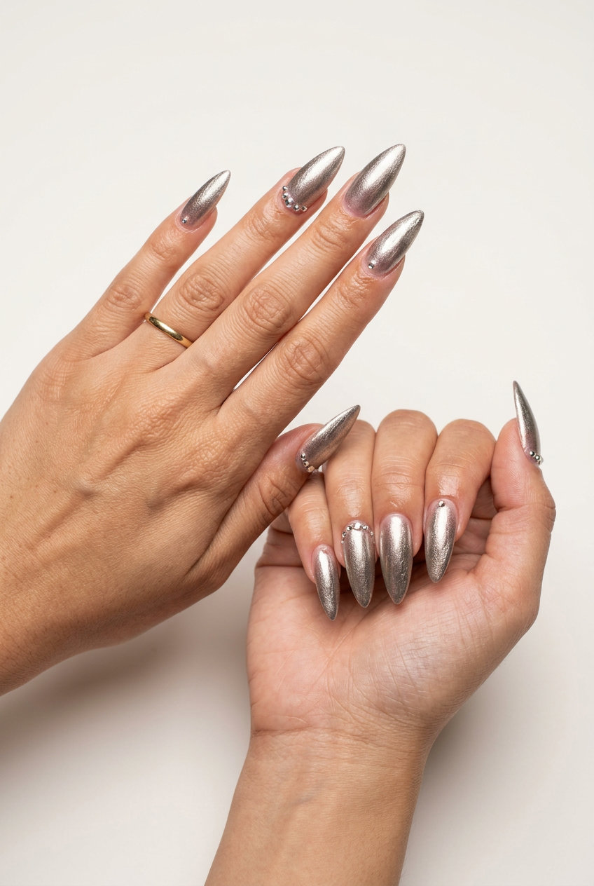 Sheer Pink Jelly Stiletto Nails 2026 Sheer pink jelly stiletto nails for wedding guest 2026. Sultry, playful, bold.