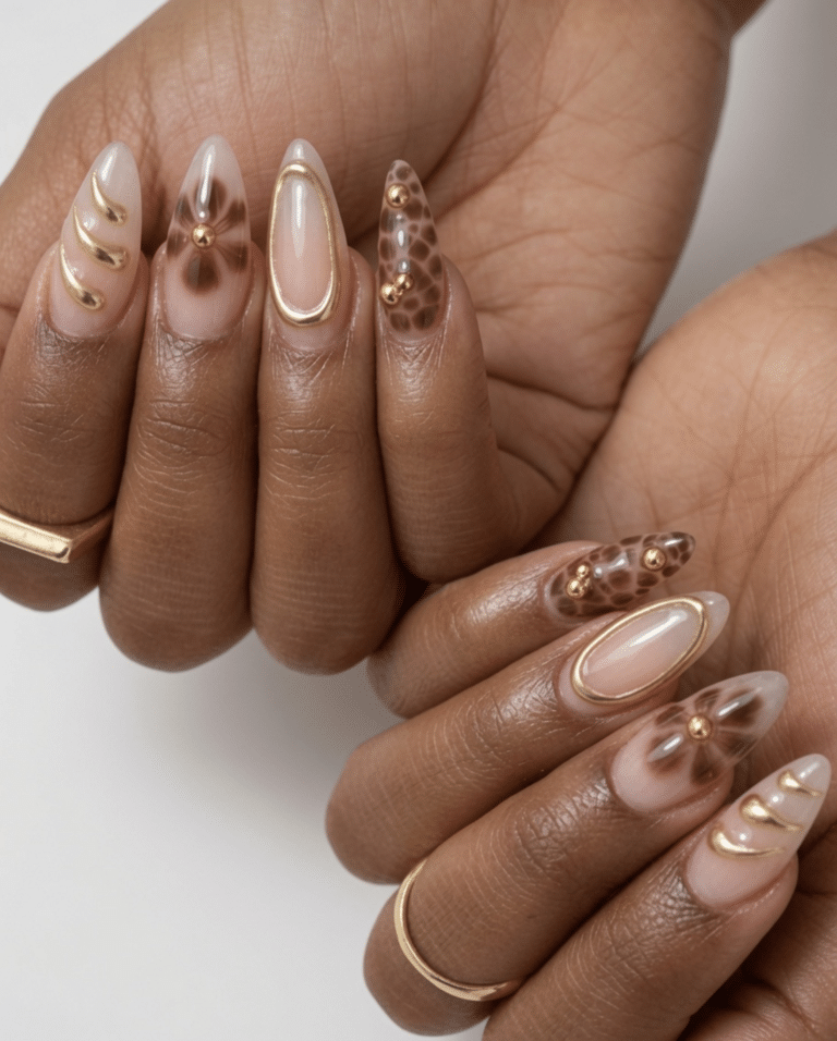 Neon French Tips with Glitter Accents Neon French Tips with Glitter Accents — Short almond nails 2027