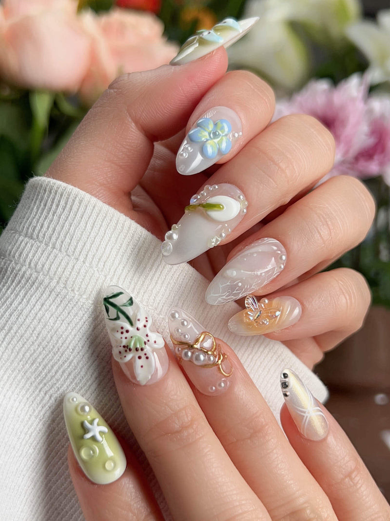 Spring Special Event Visual Idea Spring Special Event Visual Idea — Floral Acrylic Nails 2027
