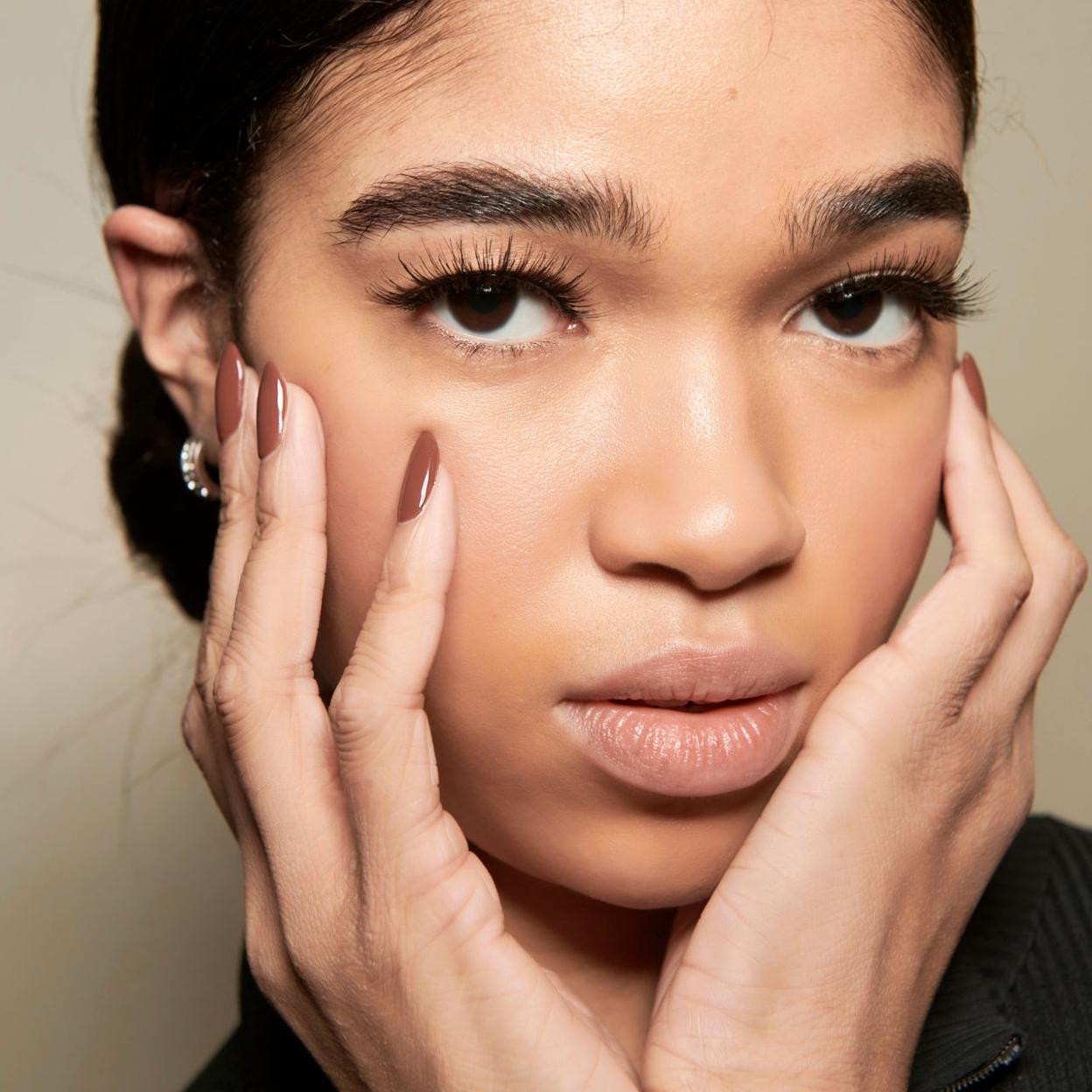 Solid Color Visual Idea Solid Color Visual Idea — Mocha Nails 2027