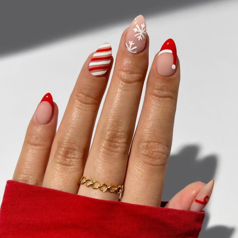 Festive Christmas Almond Nail Mix Festive Christmas Almond Nail Mix — Christmas Almond Nails 2026