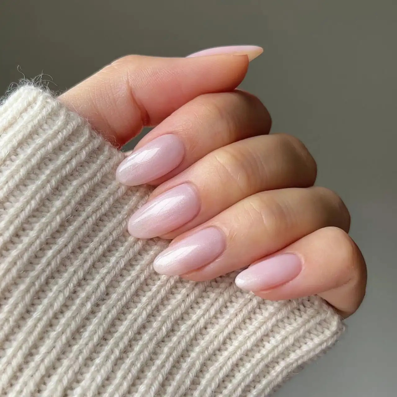 Shimmer Milky Visual Idea — Nail Shapes 2027