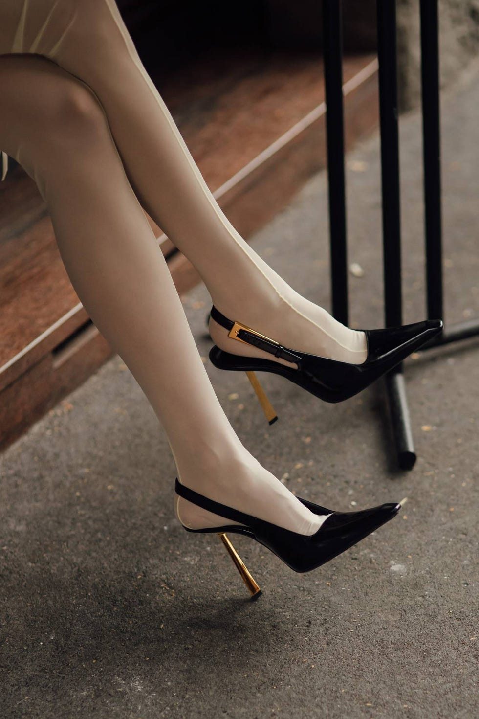Evening Wear Outfit Idea Slingback Heels Outfits 2027