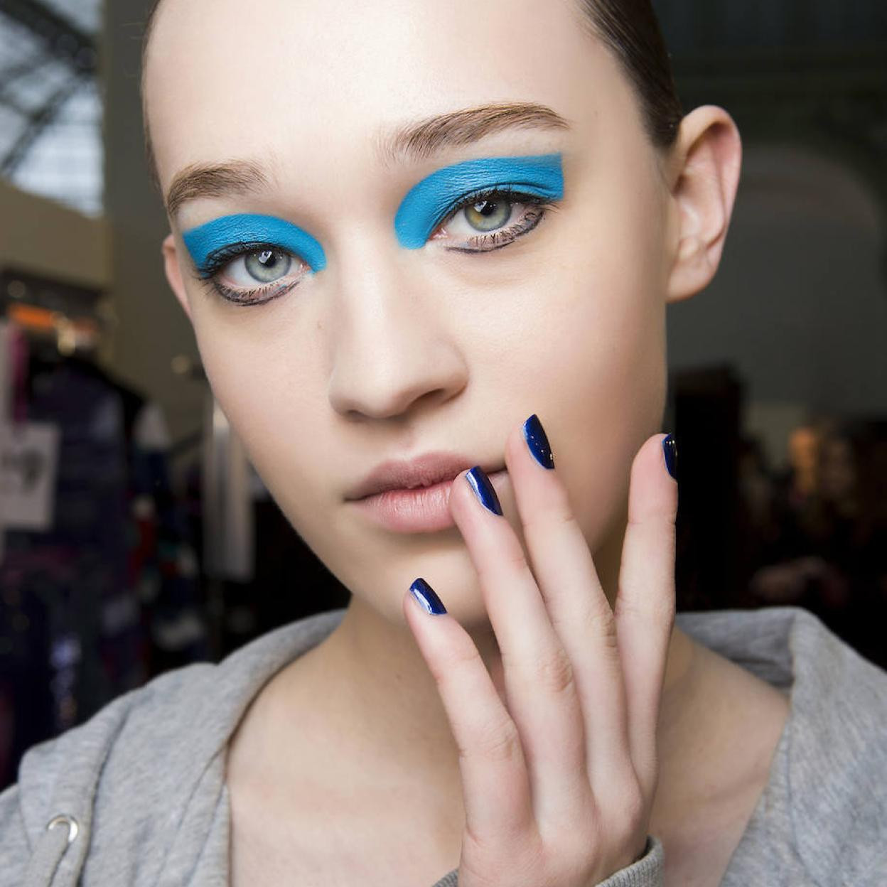 Solid Color On All Nails Visual Idea — Girls Night Nails 2027