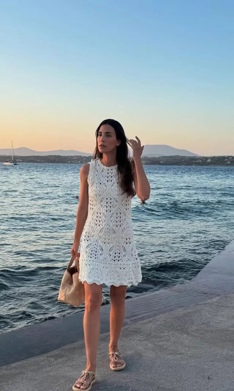 Crochet A-line Dress for Effortless Lakeside Style — Lake Outfits 2027